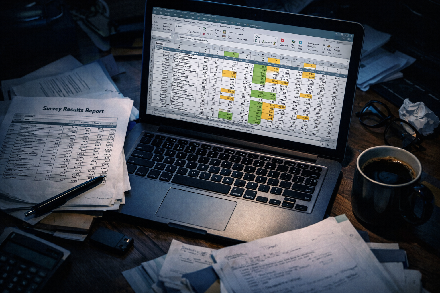 Hours of manual spreadsheet work